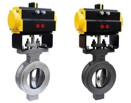 气动高性能对夹式偏心蝶阀